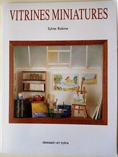 livre vitrines miniatures à
