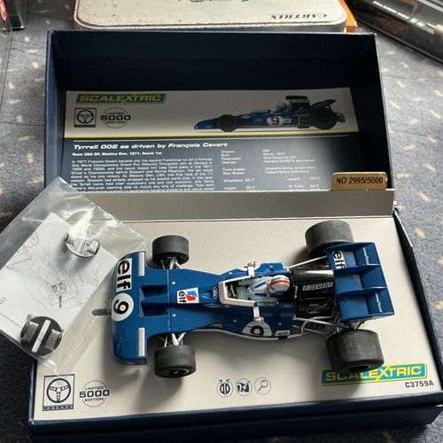 Scalextric slot tyrrell 002 - scalextric,