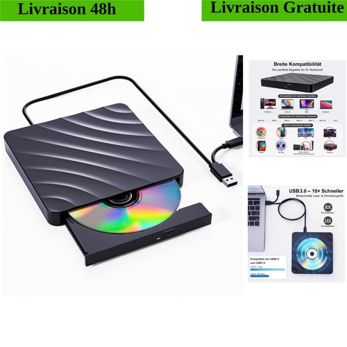 Lecteur dvd externe usb - lecteur, cd