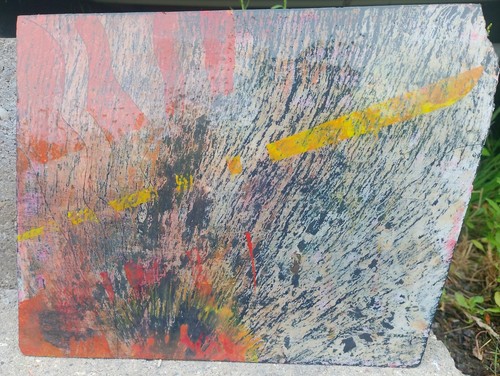 Tableau peinture abstraite sur