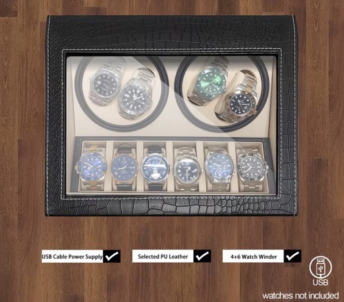 Boîte montres black simili - montres,