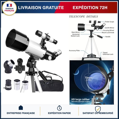 Télescope astronomique 70mm - astronomique,