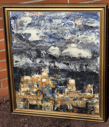 Tableau signé paysage - signé.,