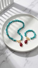Duo Collier & Bracelet Pierres