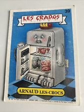 RARE carte les crados Arnaud Les-Crocs Série 1