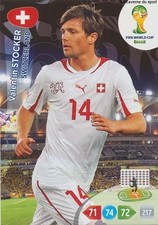 296 VALENTIN STOCKER # SWITZERLAND PANINI CARD ADRENALYN WORLD CUP BRAZIL 2014