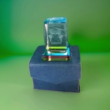 Sulfure presse papier en verre