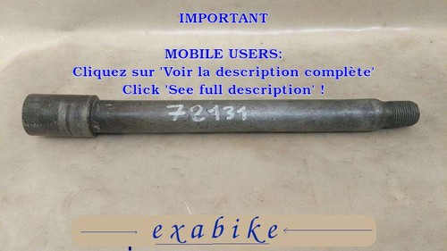 Axe roue avant pour - de,