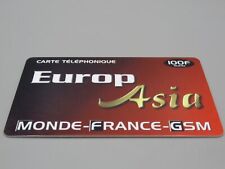 100 F Phone Card - Europ Asia