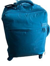 Lipault Paris Plume Cabin  22" Aqua Upright Spinner Wheels Carry On Luggage