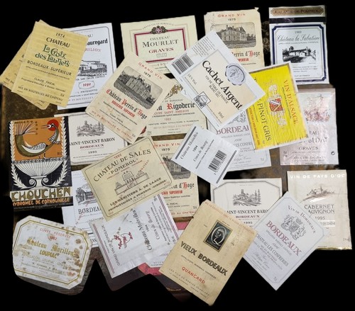 Lot anciennes etiquettes - lot, d’anciennes