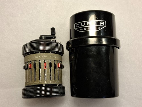 Curta mechanical calculator - mechanical,