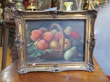 ancien tableau encadré XIXe