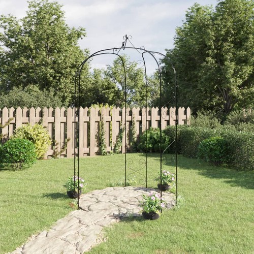 Arche jardin noir ø180x255 - de,