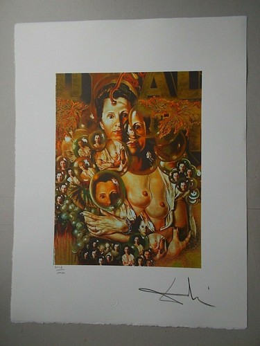 Lithographie salvador dali - lithographie,,