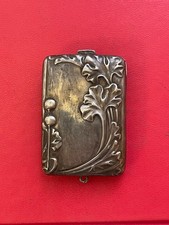 Art Déco. Beau porte photo vintage en argent, avec bélière, à découvrir