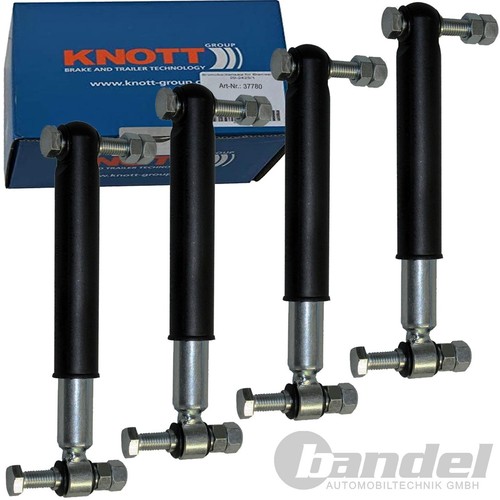 Knott amortisseurs essieu - 4x,