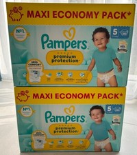 Pack de 160 couches Pampers premium protection taille 5