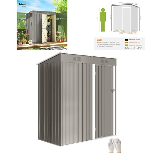 Outsunny abri jardin métal - outsunny,