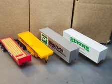 SEMI TRAILER 4 PC LOT BY TYCO HO SLOT CAR