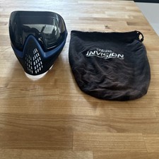 DYE I4 Paintball Mask Blue/Black with Smoke Lens