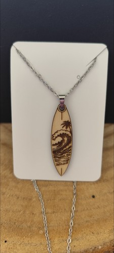 Collier planche surf en - de,