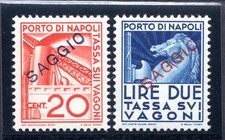 Taxes - Port of Naples wagon tax, two brands WISE