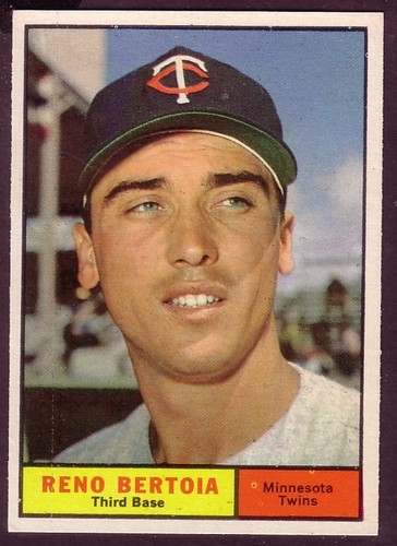 1961 topps reno - topps, card