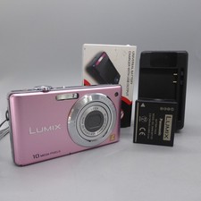 Panasonic Digital Camera Lumix DMC-FS62 10.1MP Pink Tested *Read*