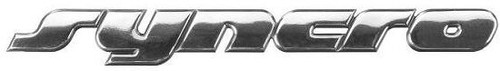 Sigle syncro chromé - chromé, pour