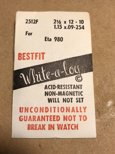 Bestfit mainspring 2512f for - 2512f,
