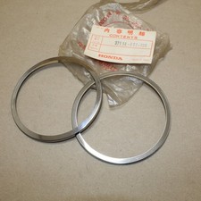 2 BAGUES CHROMÉES COMPTEUR CB