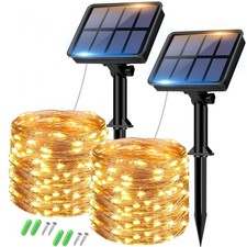 Lot de 2 Guirlande Solaire