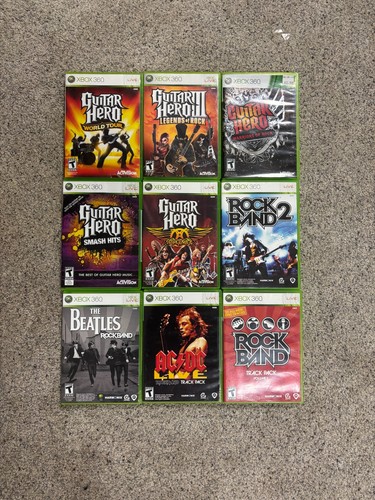 Rock band guitar - rock, (xbox