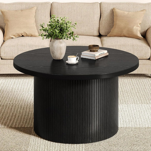 Round coffee table - round, table,