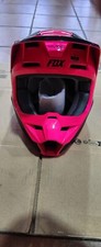 CASQUE MOTO CROSS FOX ROSE