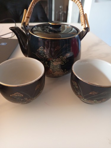 Théière japonaise avec deux - théière,