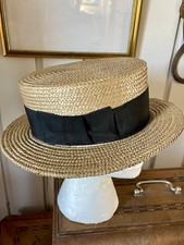 Chapeau Canotier ancien en