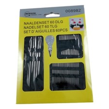 Set 60pcs Aiguilles à Coudre