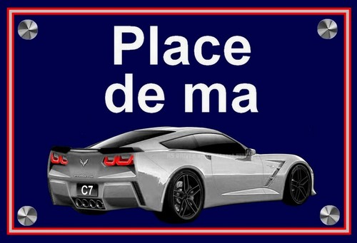 Plaque place ma chevrolet - de,