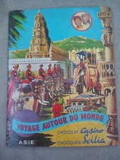 Voyage autour du monde Asie Jojo Louisette album chocolat Casino complet