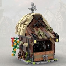Medieval Barn and Stable Model