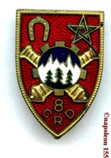 MATERIAL 8° C.R.D. Divisionary Repair Company Augis Enamel Manufacture