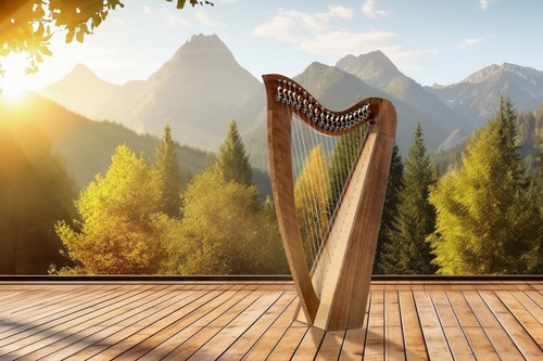 Irlandais celtique harpe - harpe, 19