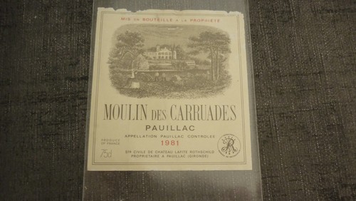 Etiquette vin pauillac - de, /