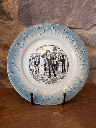 Assiette parlante ancienne