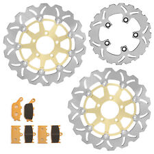 Disques et Plaquettes de frein Avant Arrière pr SUZUKI SV 1000 SV1000S 2003-2007