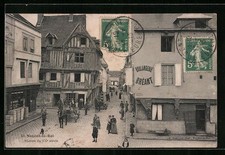 Old postcard Nogent-le-Roi, 15th century house 1913 