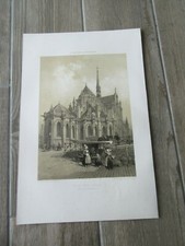 GRAVURE 1867 EGLISE SAINT