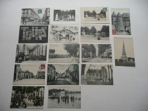 Lot cartes postales - 16,